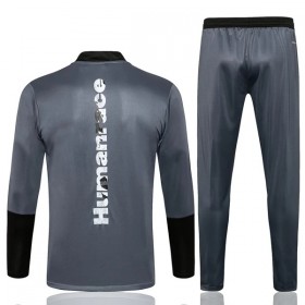 Real Madrid Sudadera De Entrenamiento Trajes 2022/23 Negra Quarter-Zip - Niño